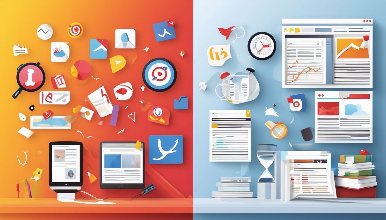 découvrez les différences majeures entre les médias sociaux et les articles de blog en matière de longévité dans les résultats de recherche. analysez l'impact des réseaux sociaux sur la visibilité des contenus et comprenez pourquoi les articles de blog restent essentiels pour un référencement durable.